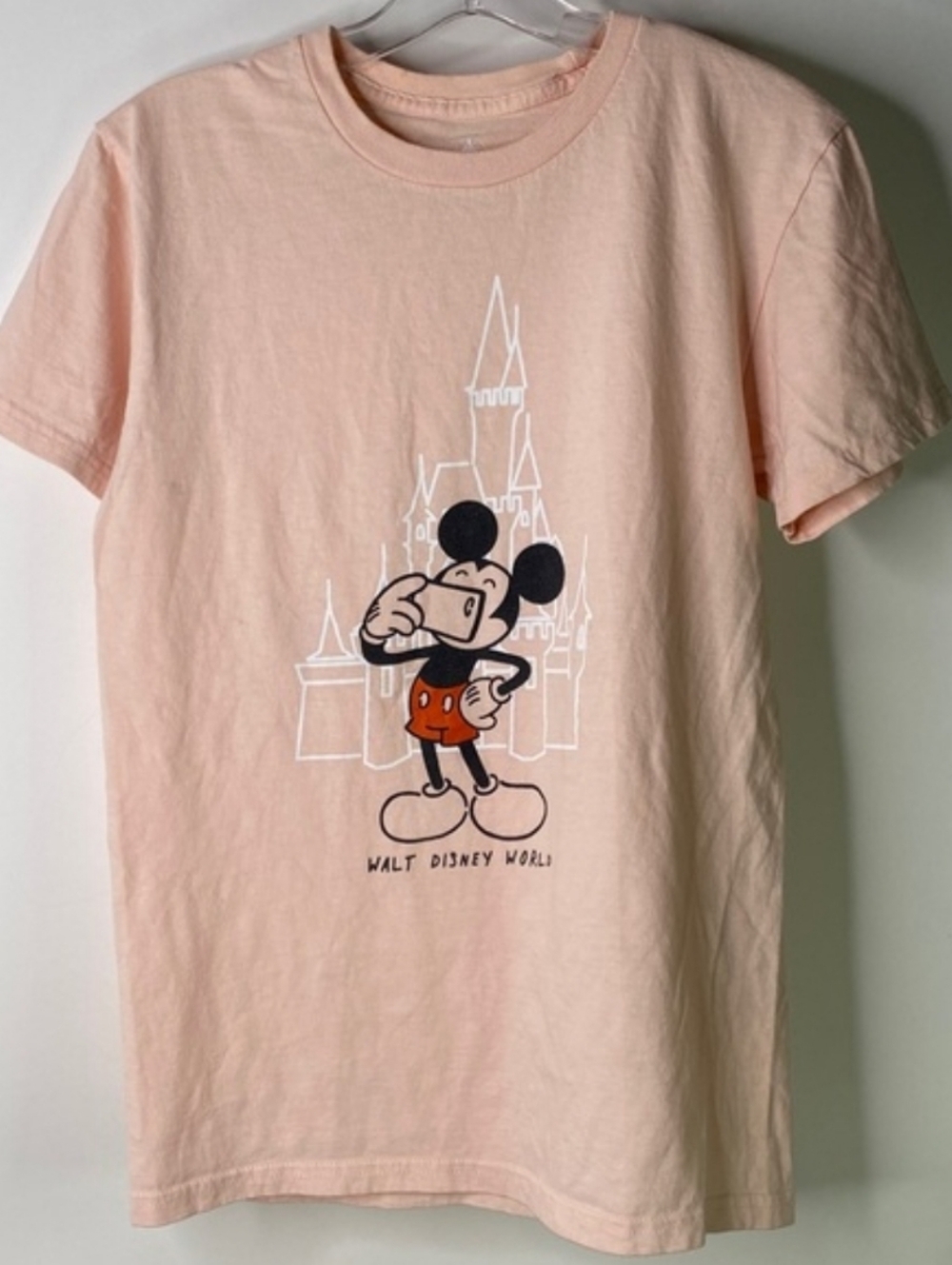 Disney Light Pink Logo Tee